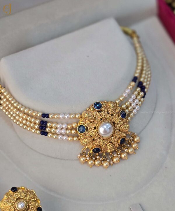 Mehram Neelam Choker Set - Image 2