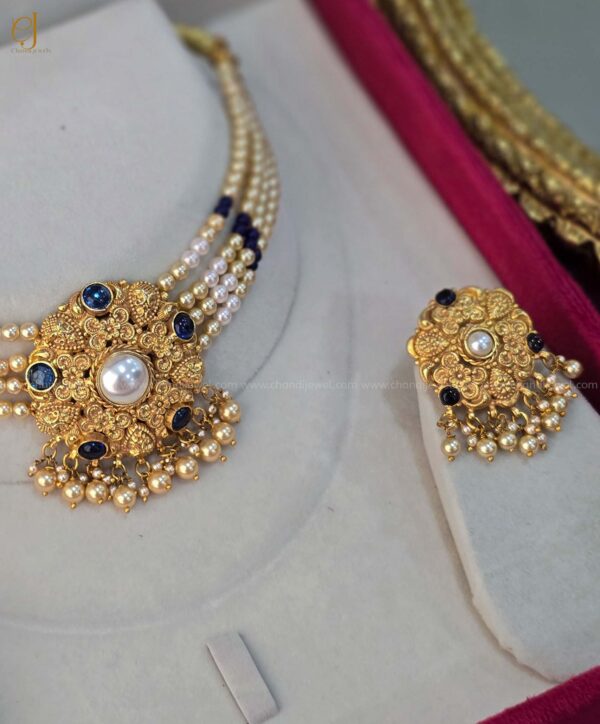 Mehram Neelam Choker Set - Image 3