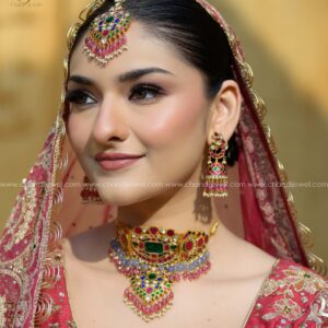 Gulzar Morni Kundan Choker Set